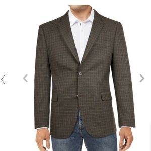 Tommy Hilfiger Men's TH Flex Sport Coat NWT Charcoal Brown